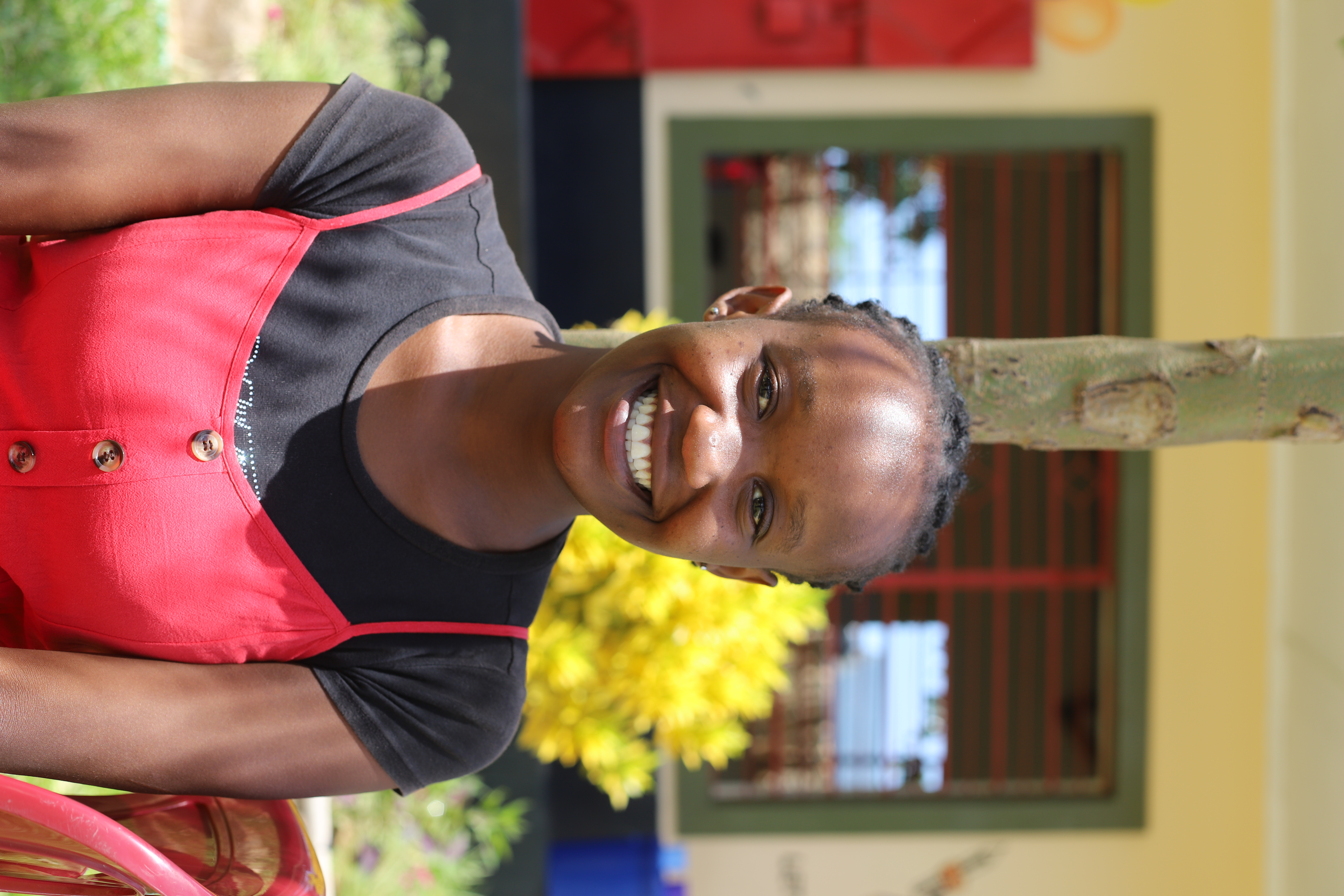 Portrait of Elizabeth Wangari, Class Teacher
